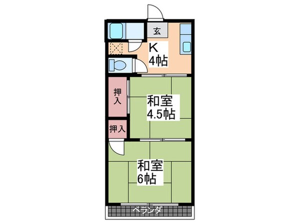 折本ビルの物件間取画像